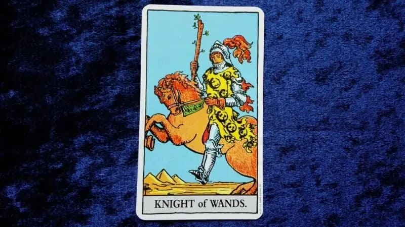 Khám phá hình ảnh lá bài Tarot Kỵ Sĩ Gậy