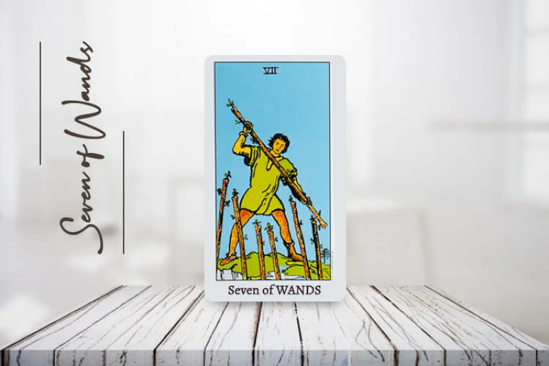 Seven of wands - Lá bài thể hiện sự mạnh mẽ, thành công trong tương lai